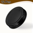 thumbnail image 3 of 12pcs Mason Jar Lids 2.76" Tinplate Leak-proof Mason Canning Covers, Black, 3 of 7