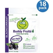 Buddy Fruits Blackcurrant Pure Fruit Bites, 1 Oz.