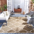 thumbnail image 3 of Safavieh Courtyard Becky Geometric Indoor/Outdoor Area Rug, Brown, 8' x 11', 3 of 14