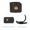 thumbnail image 4 of 12 Pcs Leather Napkin Rings Rustic Table Decor Thanksgiving Black, 4 of 6
