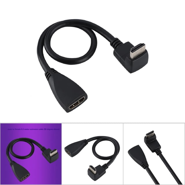 Câble Interface Multimédia HD 1080p, Durable Mâle à Femelle Résolution 1080p Câble Interface Multimédia HD Full HD pour Lecteurs DVD pour Téléviseurs 3D