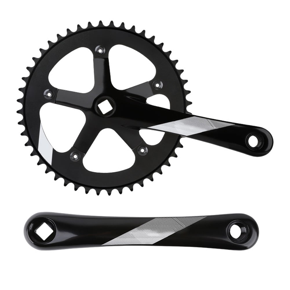IRD Defiant Track Crankset 167.5mm x 46T Polished Silver 144BCD