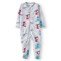 Family Sleep Holiday Ski Dogs Blanket Sleeper (Baby Boys or Baby Girls Unisex)