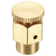 thumbnail image 1 of Unique Bargains Pneumatic Exhaust Valve Replacement Parts Control Device, M10*1 Male, Gold Tone, 1 of 4