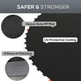 thumbnail image 4 of Soozier Trampoline Replacement Mat, Fits 14' Trampoline w/ 80 V-Hooks & 5.5" Springs, 8 Rows of Stitching & Tool (Spring & Frame not Included), Black, 4 of 9