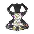 thumbnail image 4 of Picia Colorful Tie Dye Stained Glass 3 No-Pull Dog Harness Reflective Front Clip Vest with Handle,Step-in Air Dog Harness,Adjustable 2 Metal Rings 4 Buckles,Easy to Put on & Take Off X-Large, 4 of 9