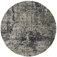 thumbnail image 4 of Oriental Weavers Henderson Shag Area Rug - 5503Z - 7'10" Round - in Gray/ Charcoal - Plush Soft Shag, Modern Style, Stain Resistant, Cushion Feel, Dining Room Rug, 4 of 5