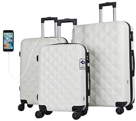 luggage sets white