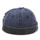 thumbnail image 1 of Nvzi Gorro de estibador desgastado con parche de estilo hip hop para hombre (azul marino), 1 of 5