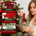 thumbnail image 3 of Christmas Wreath for Kitchen Cabinet, Farmhouse Decor (A-6pcs, 6 inch), 3 of 7