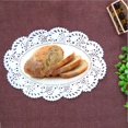 thumbnail image 3 of Napperon en Dentelle Blanche Jetable Papier 7.5X10.5 Pouces 150 Pcs (Ovale), 3 of 5
