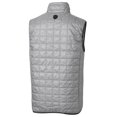 thumbnail image 3 of Men's Cutter & Buck Gray Air Force Falcons Big & Tall Rainier PrimaLoft Eco Full-Zip Puffer Vest, 3 of 3