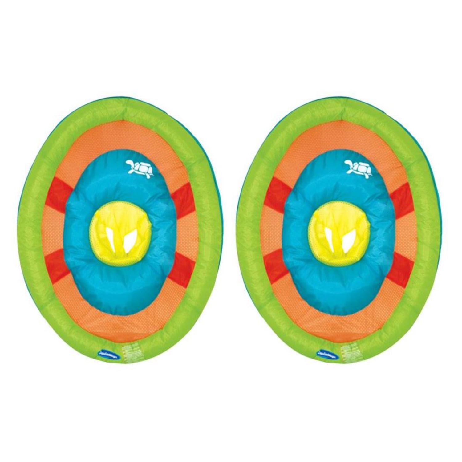 SwimWays Baby Spring Float Activity Center w/ Canopy, Green Fish (2