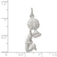 thumbnail image 3 of FB Jewels Sterling Silver Cheerleader Charm, 3 of 4