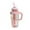 Pink, variant on Large Capacity Summer Water Cup with Straw and Filter for Sports and Outdoors