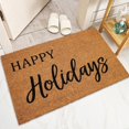 thumbnail image 4 of Front Door Mat Christmas Happy Holidays Doormats Christmas Door Mat Front Door Mat Funny Doormat Welcome Mats Mats Funny Doormat Cute Rugs For Entrance Indoor Carpet - 1 * Carpet, Cloth, 4 of 7