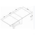 thumbnail image 2 of Modern White High Gloss Finish Dining Table, 2 of 2