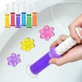 thumbnail image 1 of Toilet Gel, 72 Pieces Flower Stamp Toilet Gel Air Freshener, 6 Scents, 1 of 5