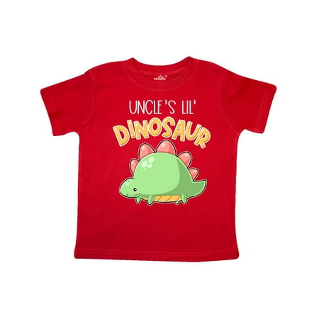 

Inktastic Uncle s Lil Dinosaur with Cute Stegosaurus Gift Toddler Boy or Toddler Girl T-Shirt
