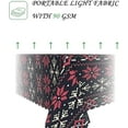 thumbnail image 3 of 60x84 Inch Christmas Rectangle Tablecloth Snowflake Geometric Vintage Stripe Table Cloth Washable Durable Table Cover for Kitchen Dining Banquet Ugly Christmas Sweater Party Decor, 3 of 7
