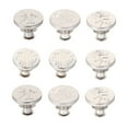 thumbnail image 4 of Minkissy 10 Pcs Boutons de Blazer Rond Rétro pour Veste Installation Instantanée Argent, 4 of 7