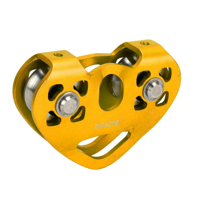 Polea De Escalada, Resistencia Al Desgaste Polea De Tirolesa Ligera 30KN En Forma De Corazón Para Teleférico Panorámico
