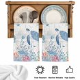 thumbnail image 5 of Sea Turtle Coastal Kitchen Towels Set of 2, Beach Nautical Ocean Coral Seahorse Absorbent Dish Towels for Kitchen, Microfiber Hand Towel, Quick Drying Tea Towel for Cleaning Decorative Dishcloths, 5 of 7