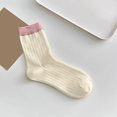 thumbnail image 3 of MZXELPRJD No Show Socks Womens Medium Tube Socks Summer Thin Color Contrast Socks Summer Stockings, Women Socks Beige, 3 of 6
