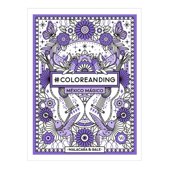 #coloreanding México mágico VR Editoras Libro Tapa Blanda