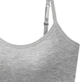thumbnail image 5 of Loopsun 9 to 15 Years Girls Solid Training Bra with Built in Pads Gray, 14-15Years, 5 of 5