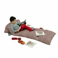 thumbnail image 3 of Flower Floor Pillow Lounger Cover, Floral Pattern with Roses Twig Warm Colors Flower Arrangement Bouquets, Nap Mat Printed Fabric Case for 5 Pillows, 88" x 27", Tan Pink Dark Green, by Ambesonne, 3 of 5