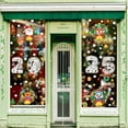 thumbnail image 1 of Unbranded 2025 Christmas Window Clings Christmas Decorations Large Santa Claus Christmas Stickers Xmas Tree Snowflake Window Decals Double Side Holiday Christmas Decor Reusable Decals for Glass, 1 of 5