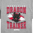 thumbnail image 3 of How to Train Your Dragon - Certified Dragon Trainer Cropped Graphic T-Shirt, 3 of 5