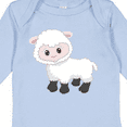 thumbnail image 4 of Inktastic Cute White Lamb Boys or Girls Long Sleeve Baby Bodysuit, 4 of 5