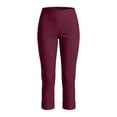 thumbnail image 6 of Cekizud Womens Capri Pants High Waisted Elastic Stretch Pull On Capri Cropped Pants Office Lounge,Sizes S-3XL, 6 of 8