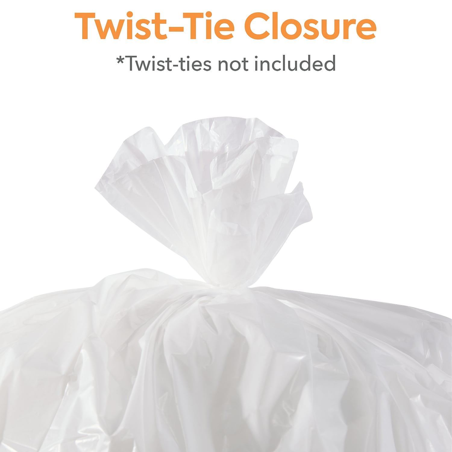 Staples Coastwide Professional 30-33 Gallon Trash Bag 33" x 39" Low Density 0.74 mil White 150