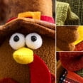 thumbnail image 3 of Thanksgiving Decoration Plush Turkey  Sitting Turkeys Fall Decor for Indoor Home Tabletop Party Autumn Decor, 3 of 6