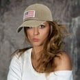 thumbnail image 4 of ASFGIMUJ Baseball Hats For Womens Sun Star Embroidery Cotton Caps Trucker Adjustable, 4 of 4