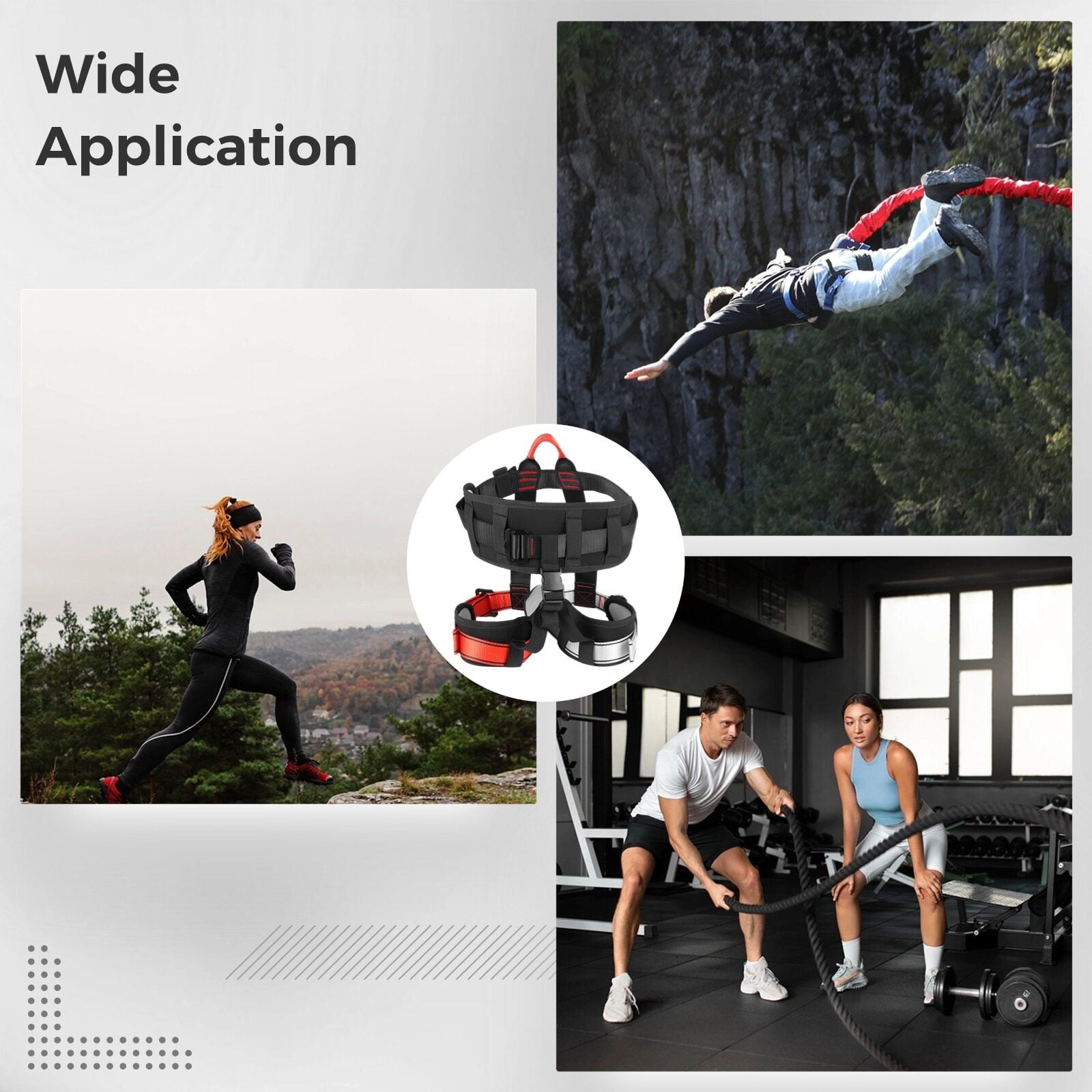 Infinity Hoop Dasking Heavy Bungee Resistance Band Set Gravity