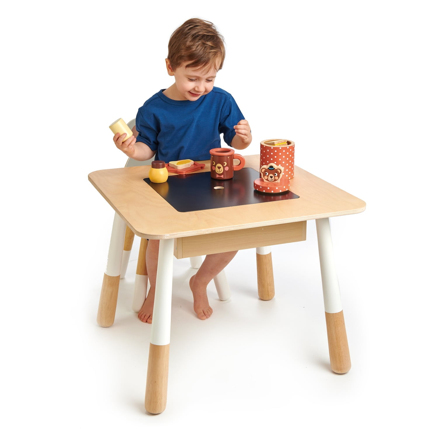 Tender Leaf Toys - Forest Table and Chairs Collections - Adorable Kids Size Art Play Game Table and Chairs