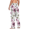 thumbnail image 6 of Fresh Pink Flower Ghost Pajama Pants, Men's Lounge Pants Light with Drawstring and Pockets, Christmas New Year Birthday Father's Day Gifts, Medium, 6 of 7
