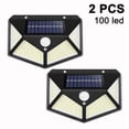 thumbnail image 1 of Luces solares para exteriores, luces de seguridad con sensor de movimiento, luces de inundación solares, luces exteriores impermeables con energía solar para patio trasero, cerca, terraza, patio,, 1 of 2