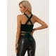 thumbnail image 3 of Corpiño para Mujer Allegra K sin Mangas Verde oscuro XS, 3 of 6