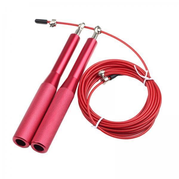 Cuerda de saltar Strade Fareast Limited 4 velocidades 300 cm longitud ajustable duradera Color rojo