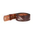thumbnail image 4 of Gelante Genuine Full Grain Leather Belt Strap Without Belt Buckle. HandPaint Eagle-S, 4 of 5