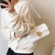 thumbnail image 5 of Bolso de hombro de PU de gran capacidad, moda, suavidad, transpirabilidad, bolso para las axilas, bolsos para fiestas de oficina, color blanco, tamaño libre, 5 of 8