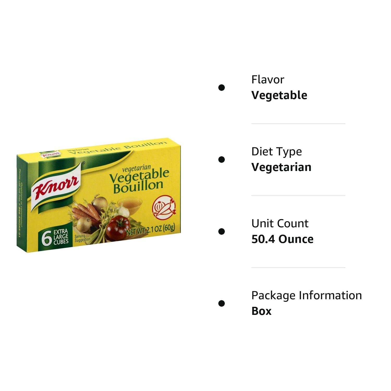 Knorr Bouillon Cubes - Vegetable - Extra Large - 2.13 oz - Case of 24 - image 2 of 2
