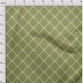 thumbnail image 3 of oneOone Silk Tabby Fabric Ogee Flame Stitch_Printed Craft Fabric BTY 42 Inch Wide, 3 of 4