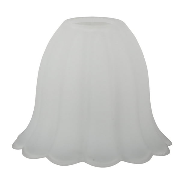 Decoración del hogar de reemplazo de lámpara de vidrio esmerilado, moda, cubierta de luz en forma de flor para la lámpara de mesa de araña Luz de