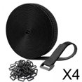 thumbnail image 1 of Bridas para cables,Rollo de bridas para cables negras Sujeción de bridas para cables Inicio,Correa para cable de alambre Autos de nailon resistente y fácil de usar,Cinta de sujeción, 1 of 8